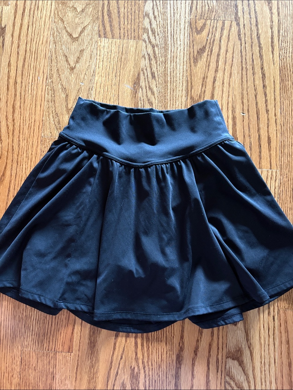 Gilly Hicks Black Circle Skater Skirt